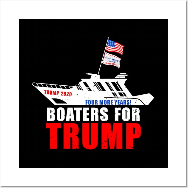 Boaters For Trump 2024 Wall Art by PaulAksenov